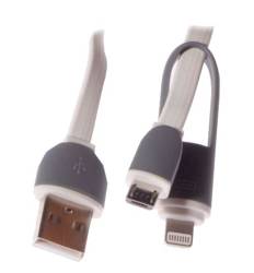 Kabel USB-micro USB/iPhone 2A 1m LB0066W LIBOX