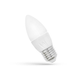 LED ŚWIECOWA E27 230V 6W WW SPECTRUM