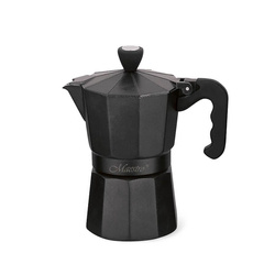 MR-1666-3-BLACK Kawiarka aluminiowa (3 filiżanki; 150 ml)