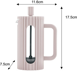 Zaparzacz do kawy/herbaty z dociskiem poj. 0,35l w kolorze beżowy KB7744 KB-7744