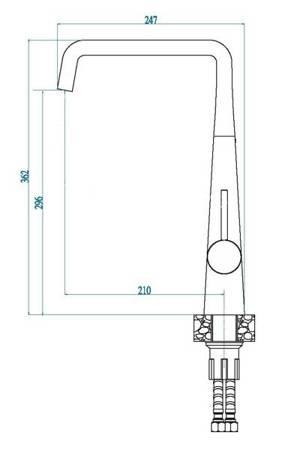 ALVEUS LIKID bateria kuchenna steel (2091204)