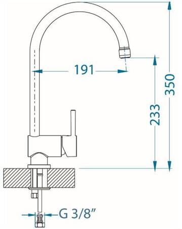 ARC 110 chrom bateria kuchenna ALVEUS (1126720)