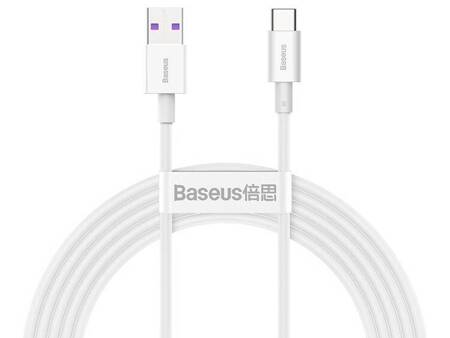 BASEUS Kabel USB do USB-C Superior Series, 66W, 2m (CATYS-A02) Biały