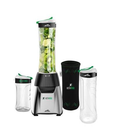 Blender ETA Activmix Team ETA110390000***BLENDER PERSONALNY, 19 000 OBR/MIN, 350 W, 3 BUTELKI SPORTOWE 0,4 L I 2 X 0,6 L***