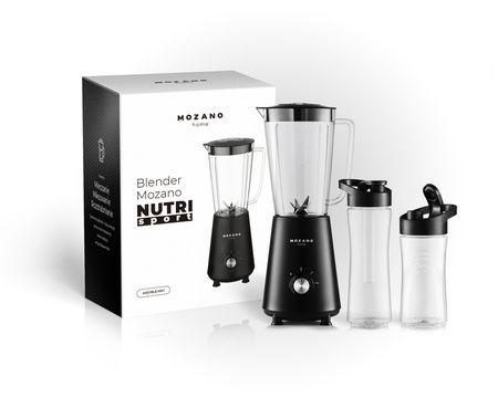 Blender Mozano Nutri Sport 3w1 Czarny