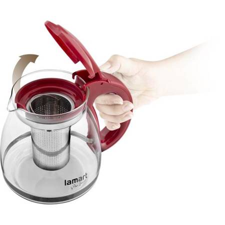 Czajnik LT7074 KETTLE 1,5L RED VERRE LAMART