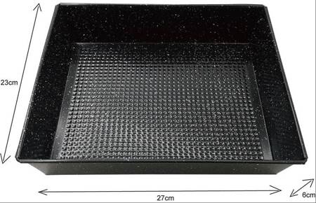 Forma, blacha do pieczenia , forma 27x23 cm KH-1775