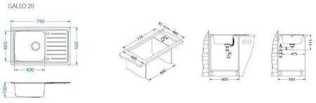 GALEO 20 790x500 zlew wpuszczany ALVEUS (1128553)