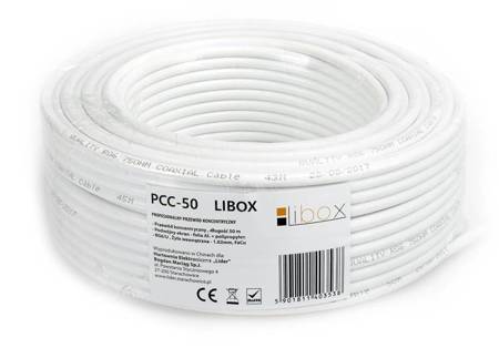 Kabel ant. RG6U/50m CCS100 LIBOX