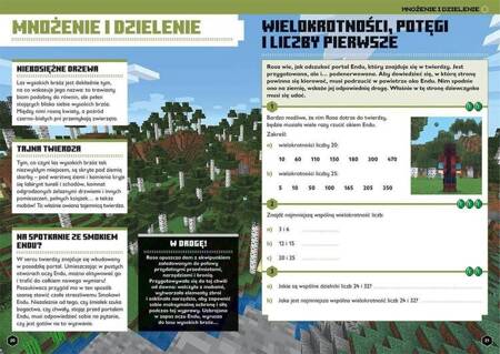 Książeczka Minecraft. Matematyka. Megazadania. 12+