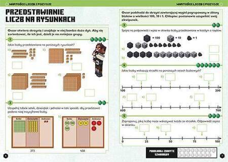 Książeczka Minecraft. Matematyka. Megazadania. 9+