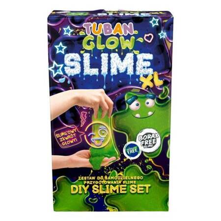 Masa plastyczna Zestaw super slime - Glow in the dark XL