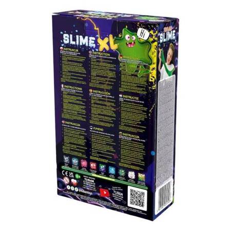 Masa plastyczna Zestaw super slime - Glow in the dark XL