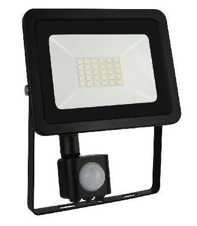 Naświetlacz Noctis Lux 2 SMD 230V 20W IP44 WW czarny z sensoerm