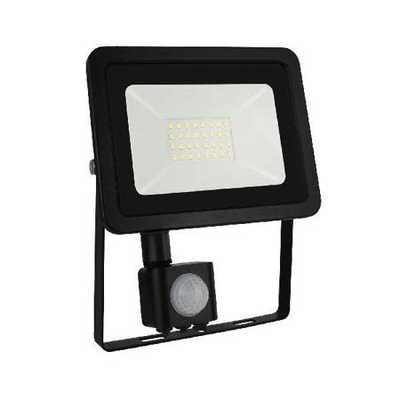 Naświetlacz Noctis Lux 2 SMD 230V 30W IP44 WW czarny z sensorem