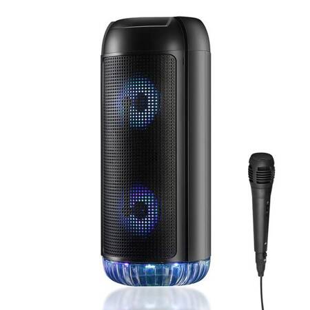 PARTYBOX UNI BT - Kompaktowy głośnik stereofoniczny bluetooth z radiem FM, odtwarzaczem MP3 i funkcją KARAOKE