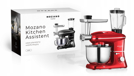 Robot Planetarny Mozano Kitchen Assistent 2300 W Czerwony