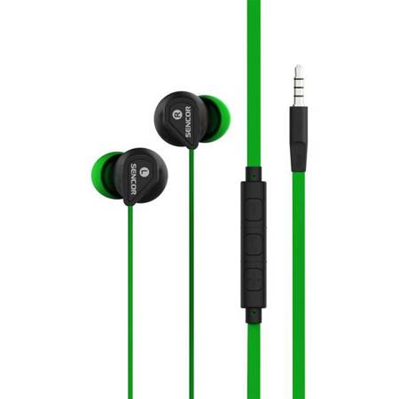 Słuchawki SEP 172 VCM GREEN EARPHONES SENCOR