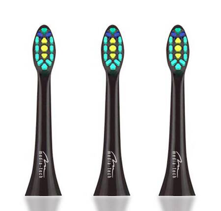 TOOTHBRUSH HEAD - Końcówki szczoteczki z miękkimi włóknami DuPont, 3 szt, do szczoteczki MT6510