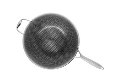 Wok z powłoką DIAMOND Kohersen Black Cube z pokrywką (32 cm ; 5,1l)