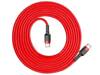 BASEUS Kabel USB-C - USB-C 2,0m Cafule PD 2.0 QC 3.0 60W (CATKLF-H09) Red