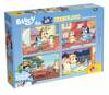 Puzzle 4 x 48 elementów Bluey maxi floor